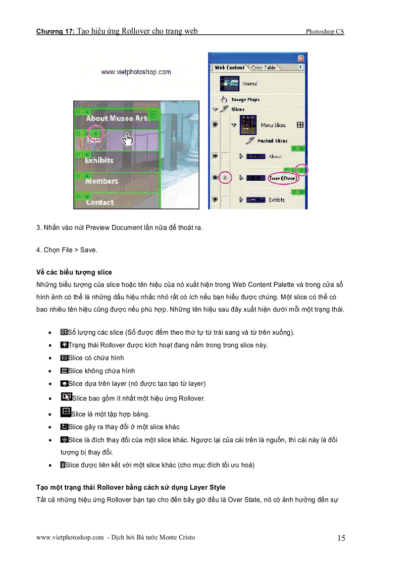 image for page Tạo hiệu ứng Rollover cho trang web