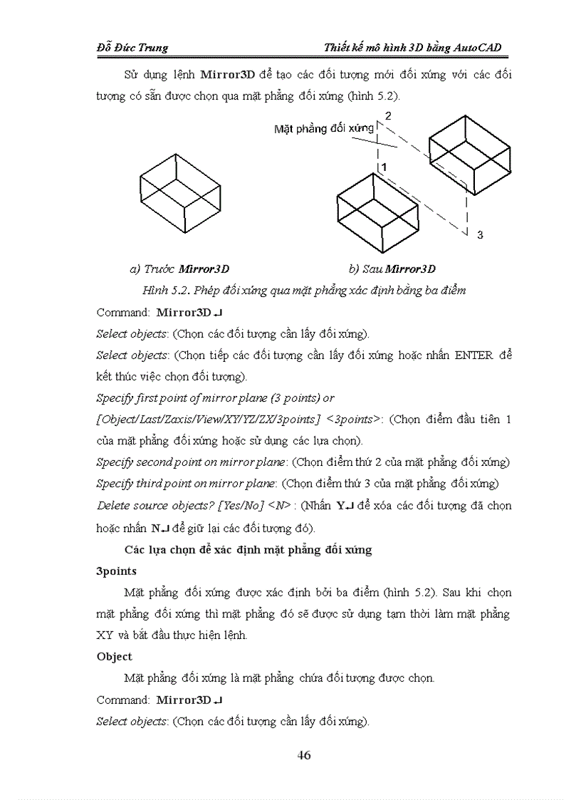 image for page Thiết kế mô hình 3d bằng autocad