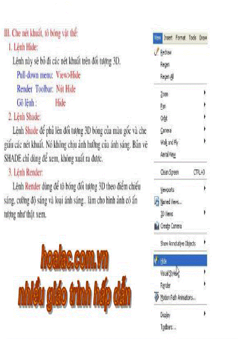 image for page Bản vẽ từ mô hình 3D