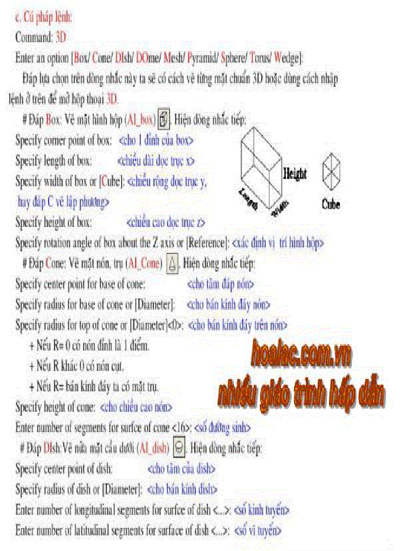 image for page Bản vẽ từ mô hình 3D