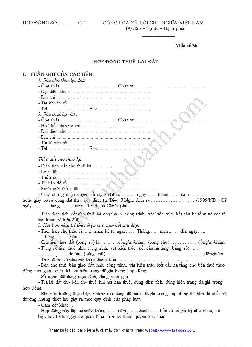 image for page Hợp đồng thuê lại đất
