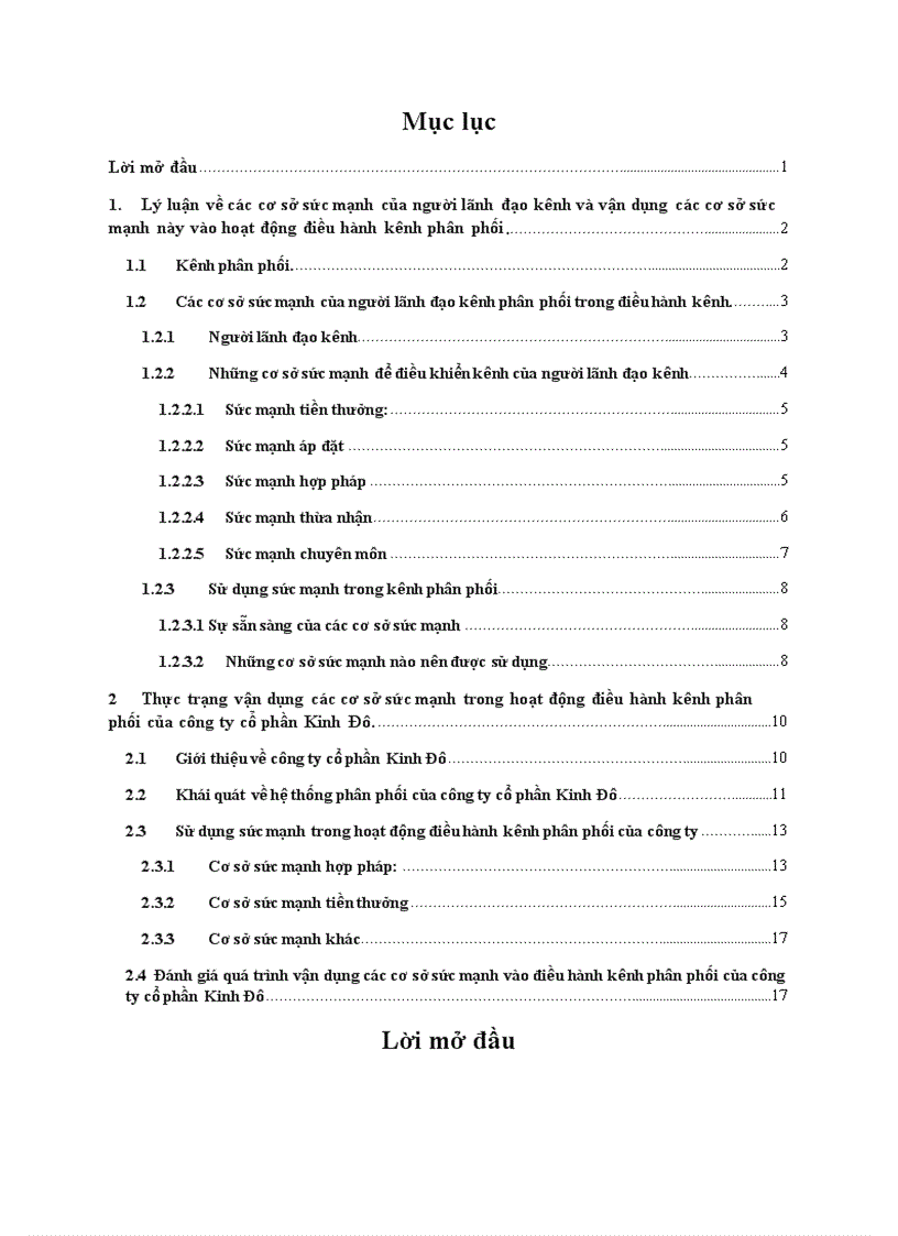 image for page Thực trạng điều hành kênh phân phối của công ty cổ phần Kinh Đô