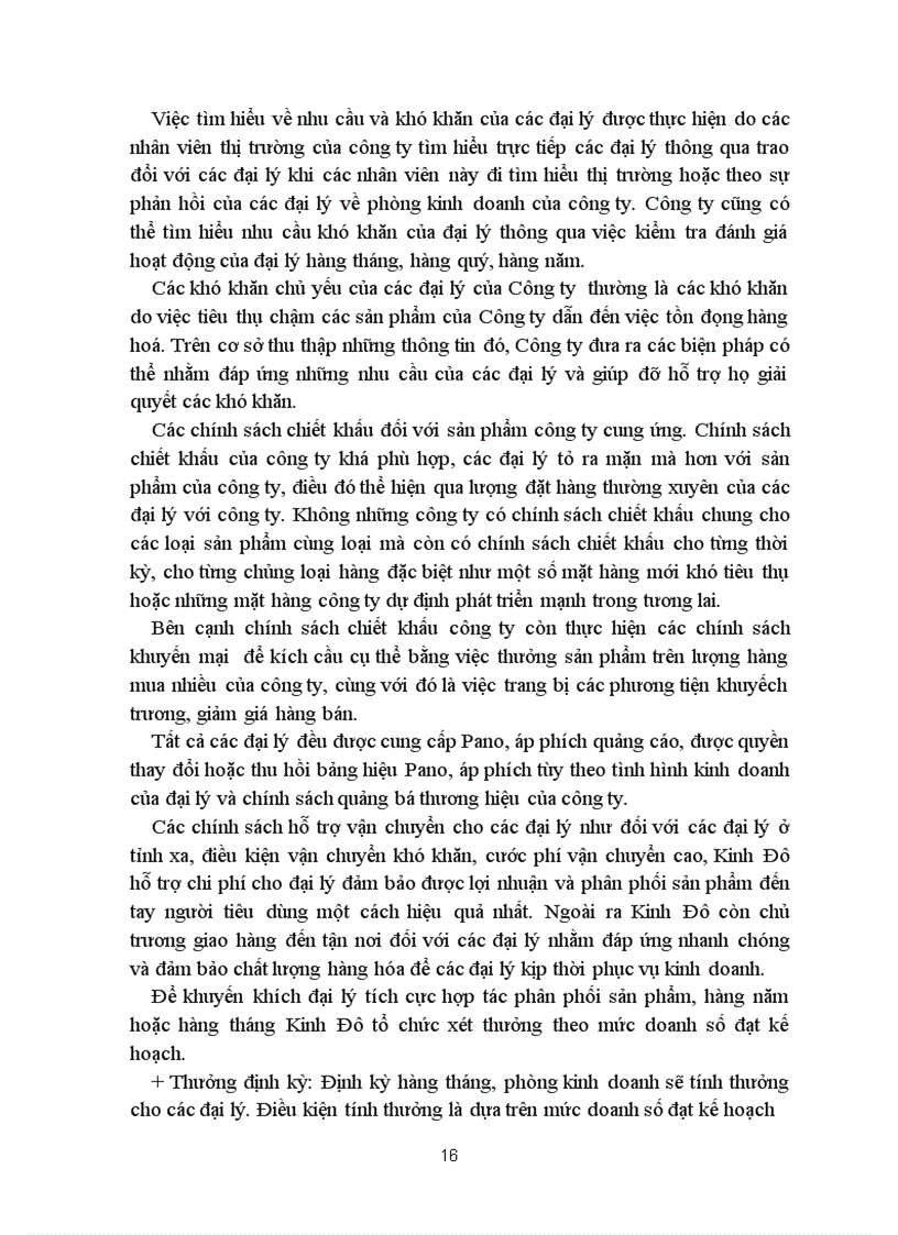 image for page Thực trạng điều hành kênh phân phối của công ty cổ phần Kinh Đô