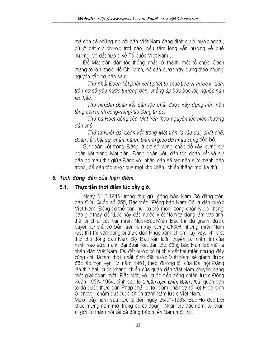 image for page Nước Việt Nam là một dân tộc Việt Nam là một sông có thể cạn núi có thể mòn song chân lý đó không bao giờ thay đổi