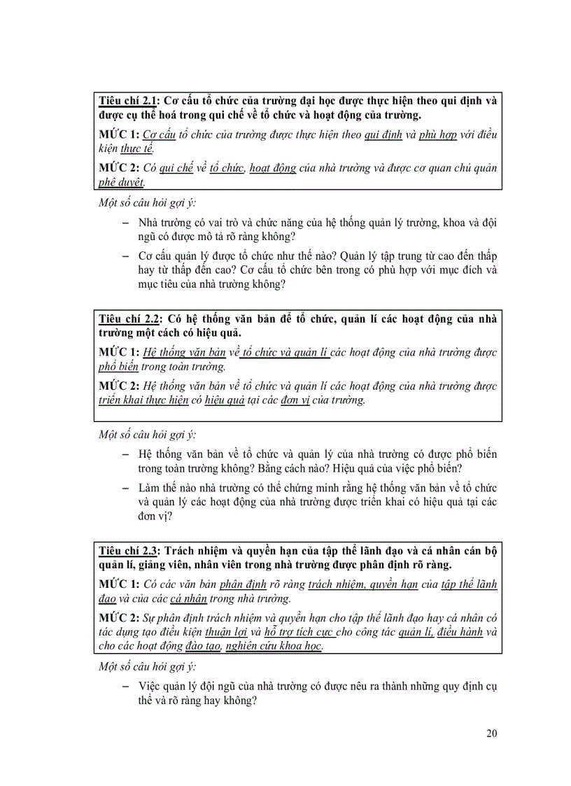 image for page Tài liệu tập huấn tự đánh giá trong kiểm định chất lượng giáo dục đại học