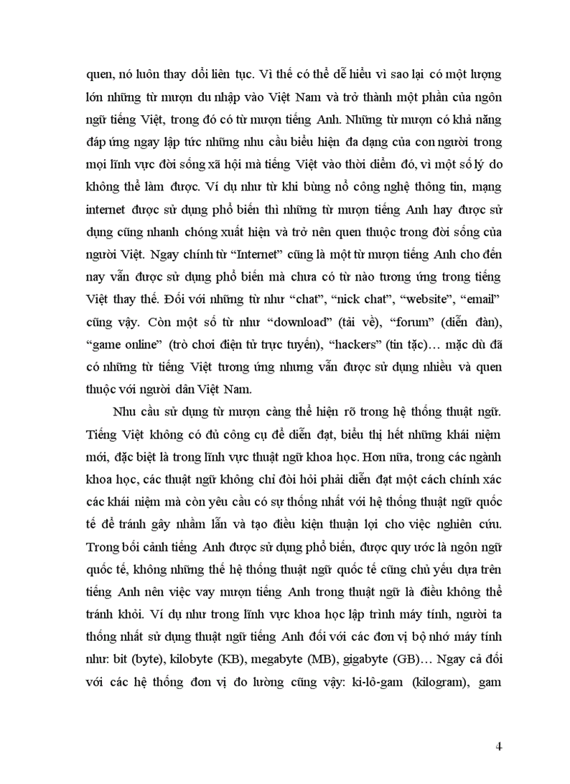 image for page Tìm hiểu từ mượn tiếng Anh trong tiếng Việt