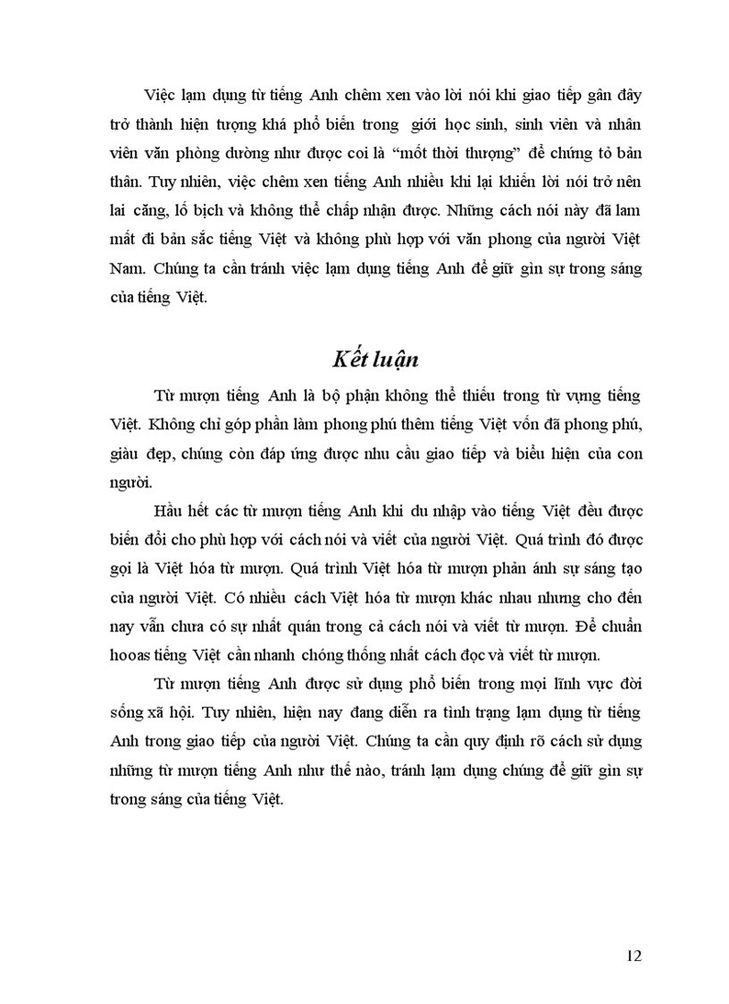 image for page Tìm hiểu từ mượn tiếng Anh trong tiếng Việt