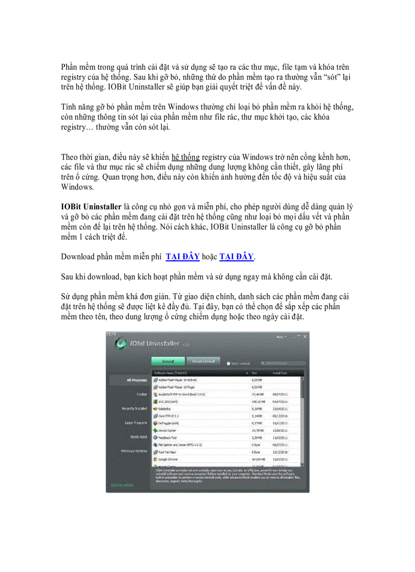 image for page Quản lý và gỡ bỏ triệt để các phần mềm trên hệ thống