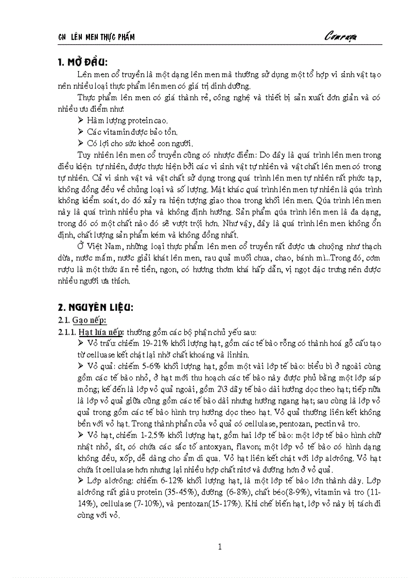 image for page Công nghệ lên men thực phẩm cơm rượu