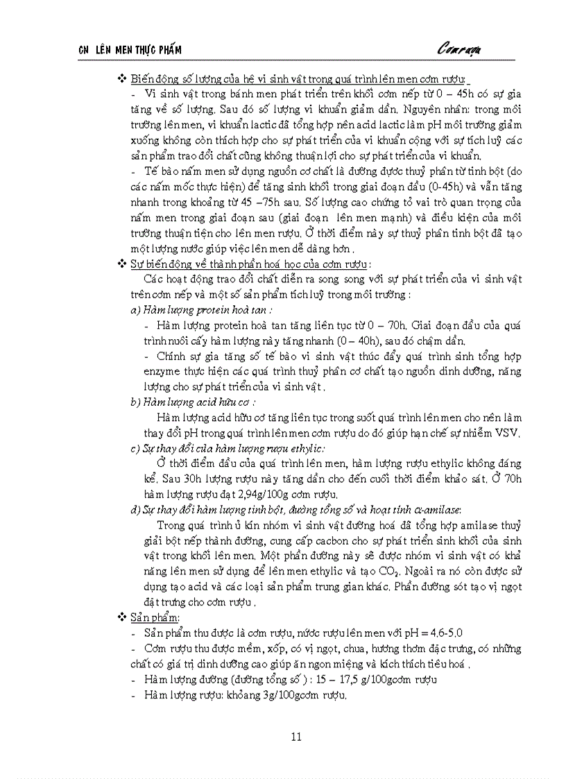 image for page Công nghệ lên men thực phẩm cơm rượu