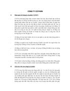 Công ty cổ phần được quy định thế nào theo luật doanh nghiệp 2005