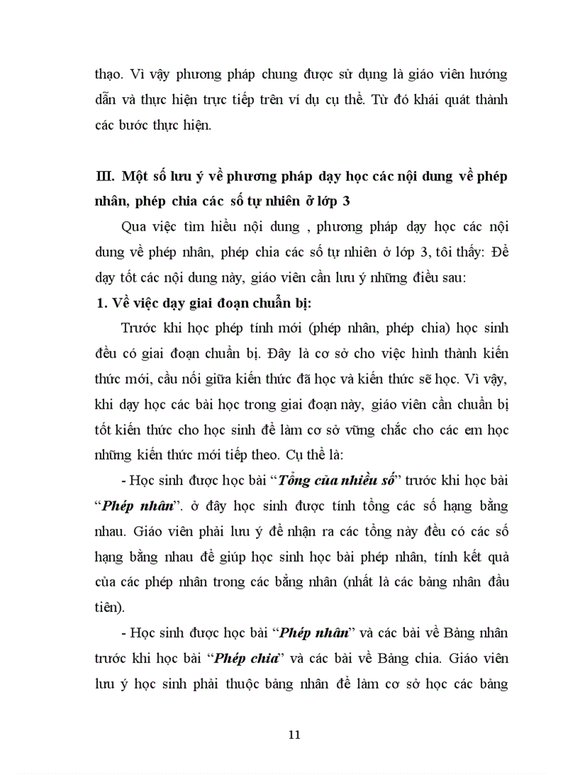 image for page Tìm hiểu nội dung và phương pháp dạy học phép nhân phép chia các số tự nhiên theo sách giáo khoa Toán lớp 3