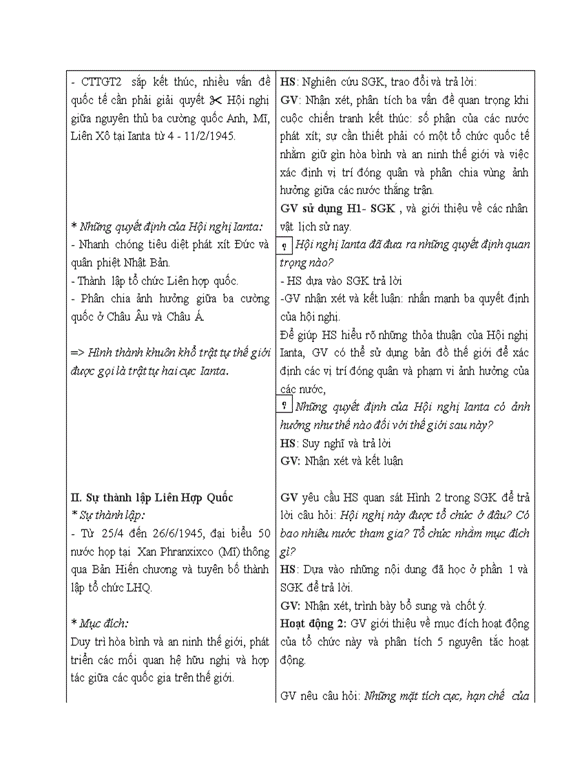 image for page Lịch sử SỰ HÌNH THÀNH TRẬT TỰ THẾ GIỚI MỚI SAU CHIẾN TRANH THẾ GIỚI THỨ HAI 1945 1949