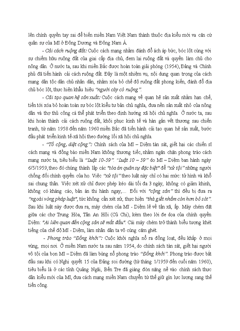image for page Lịch sử XÂY DỰNG CHỦ NGHĨA XÃ HỘI Ở MIỀN BẮC ĐẤU TRANH CHỐNG ĐẾ QUỐC MĨ VÀ CHÍNH QUYỀN SÀI GÒN Ở MIỀN NAM 1954 1965
