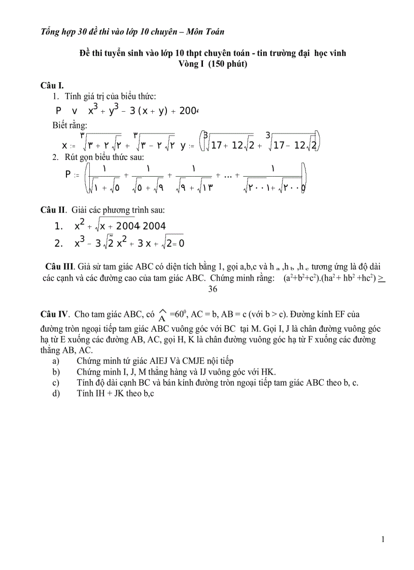 image for page Cac bai toan hay 3