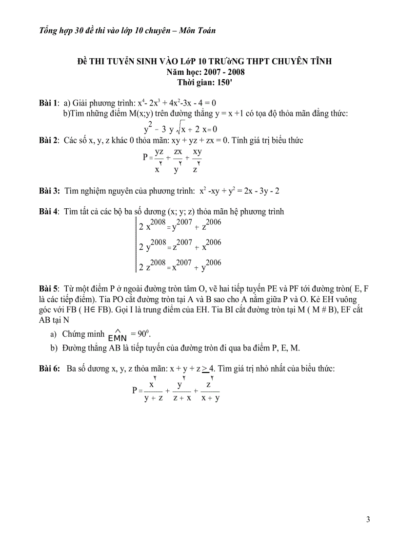 image for page Cac bai toan hay 3