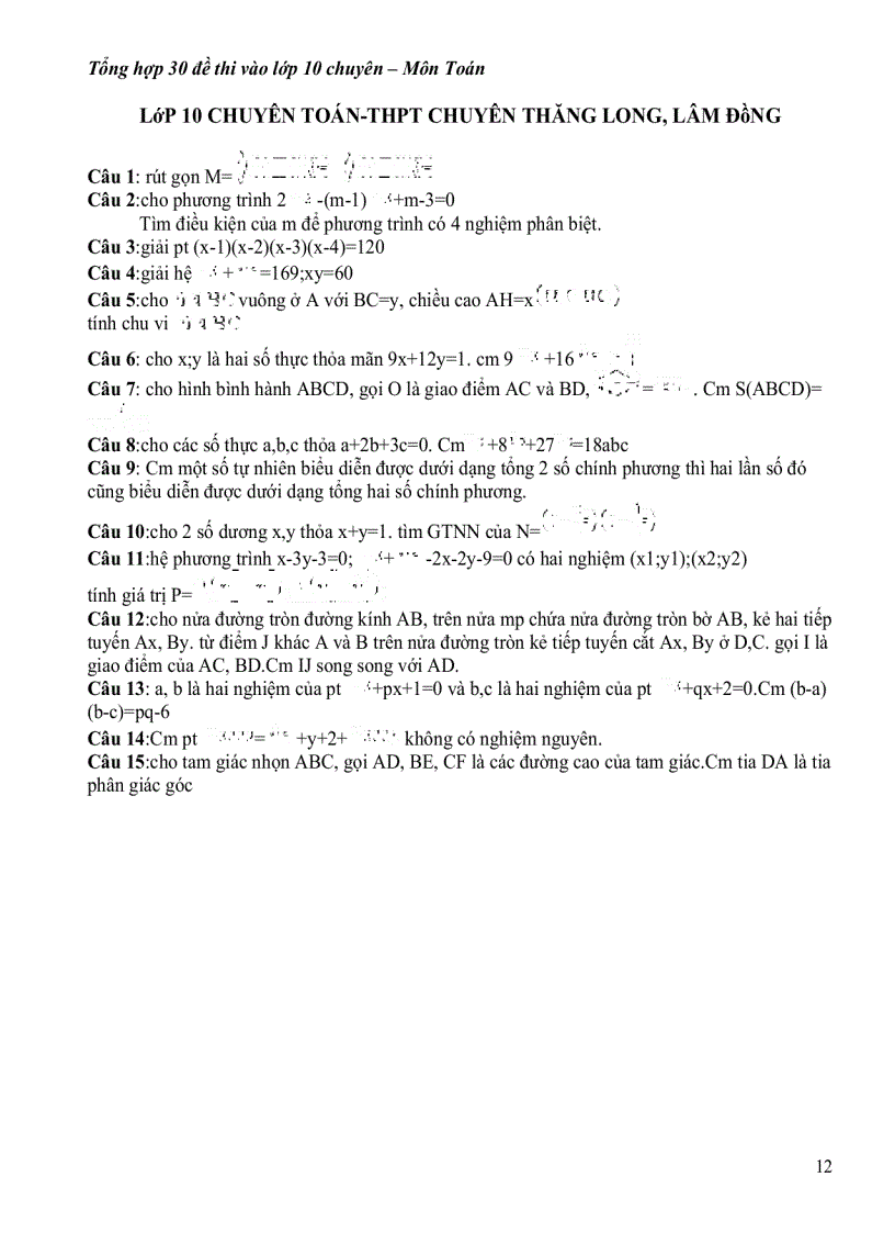 image for page Cac bai toan hay 3