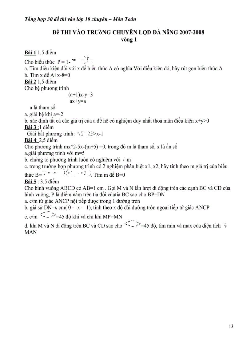 image for page Cac bai toan hay 3