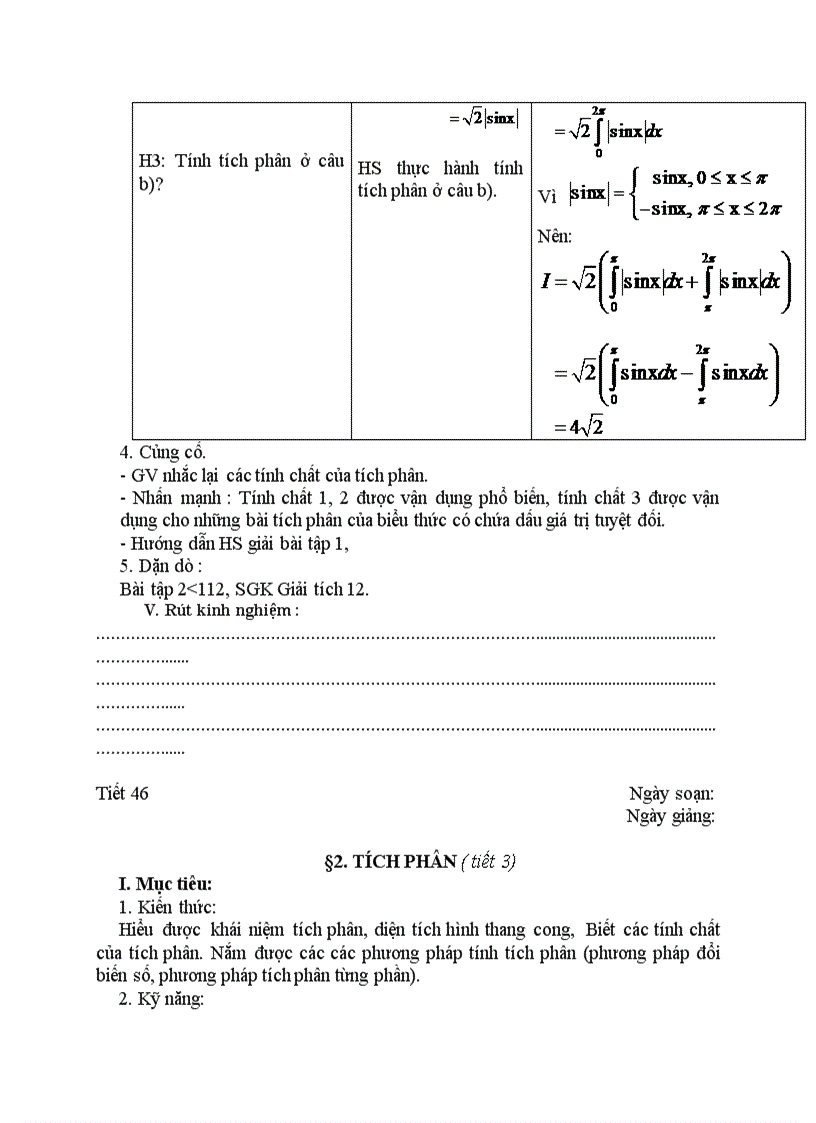 image for page Giải tích TÍCH PHÂN