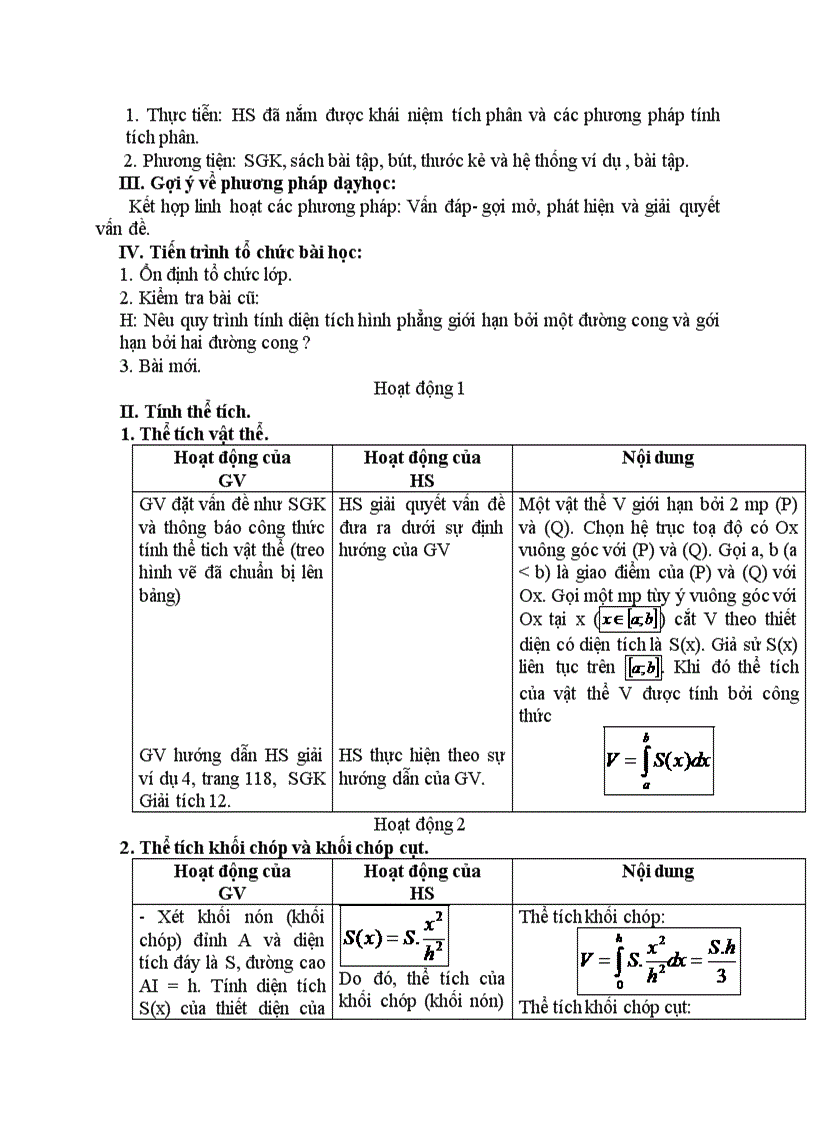 image for page Giải tích ỨNG DỤNG CỦA TÍCH PHÂN