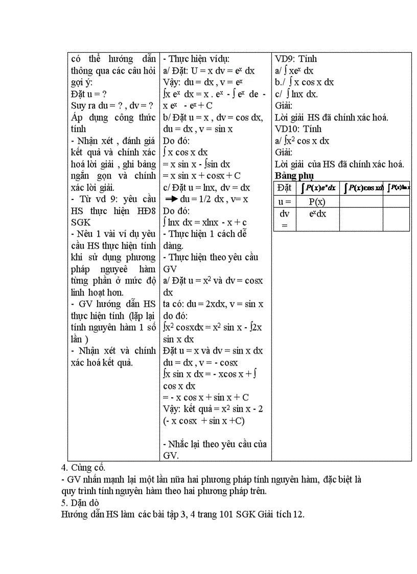 image for page Giải tích NGUYÊN HÀM