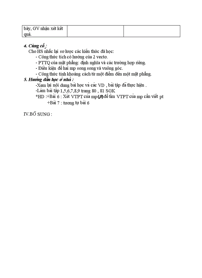 image for page Hình học HAI PHƯƠNG TRÌNH MẶT PHẲNG