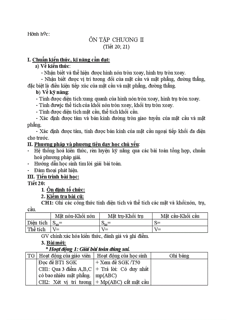 image for page Hình học ÔN TẬP CHƯƠNG II