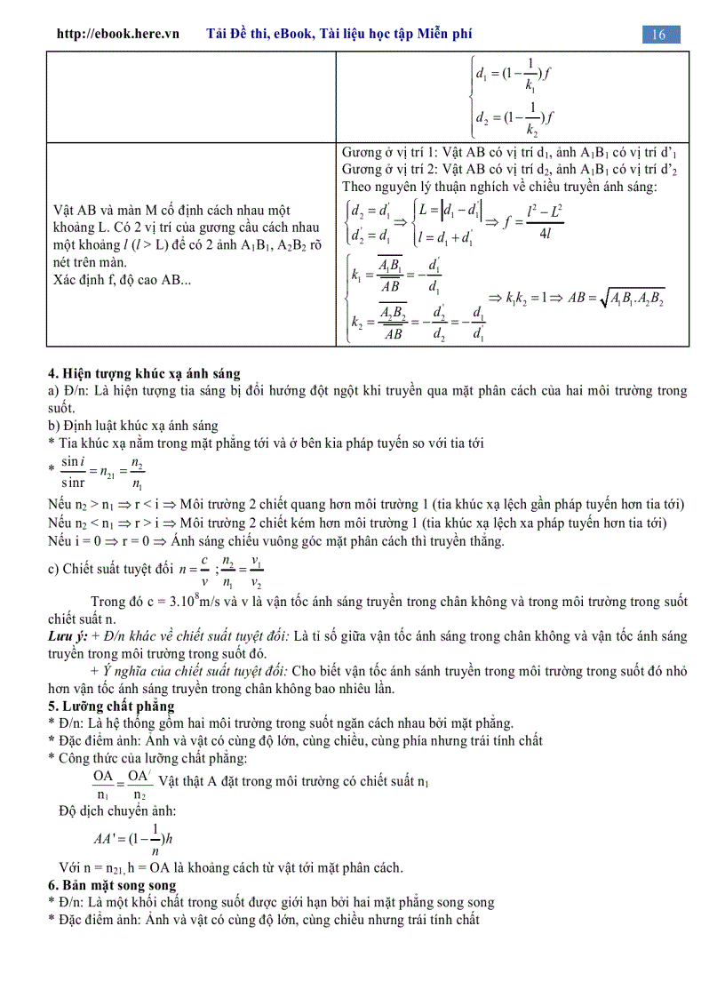 image for page Tóm tắt kiến thức Công thức Đáp án Trắc nghiệm Vật lý 12