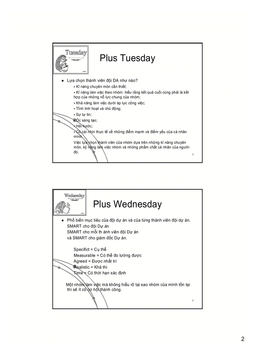 image for page One week Project Team Plus