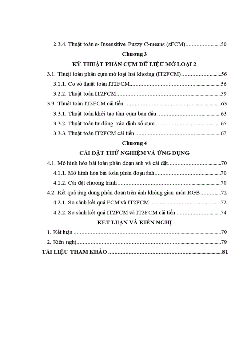 image for page Ứng dụng logic mờ loại 2 trong phân đoạn ảnh