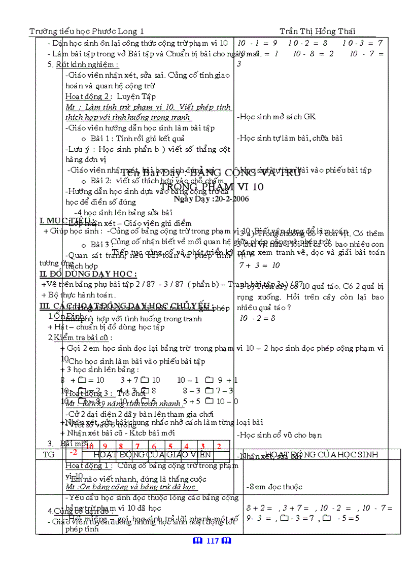 image for page Giáo án toán