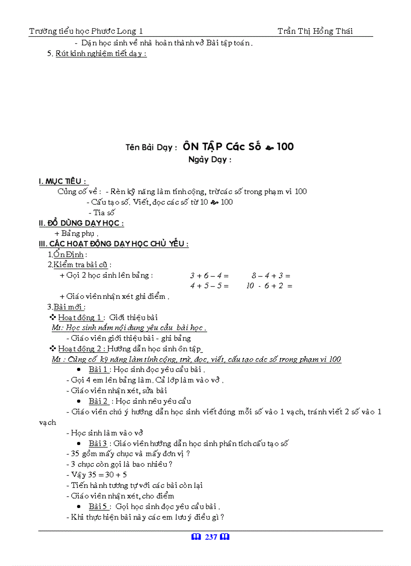 image for page Giáo án toán