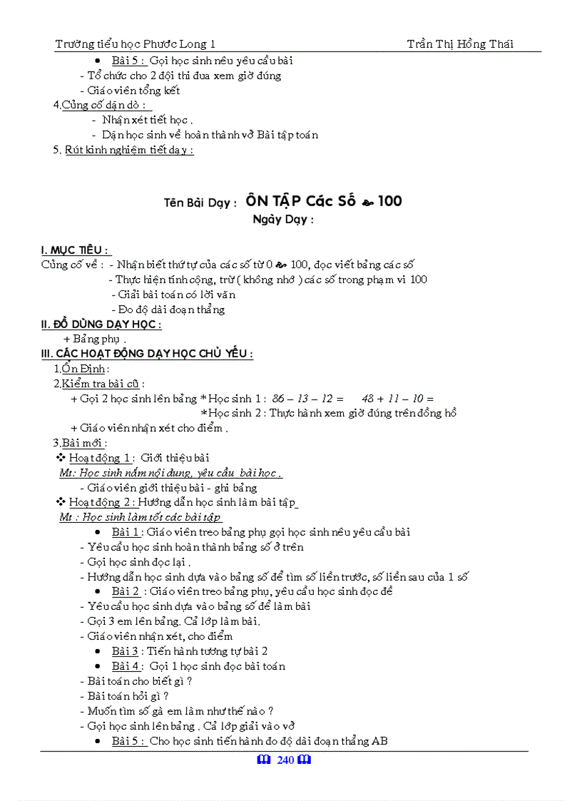 image for page Giáo án toán