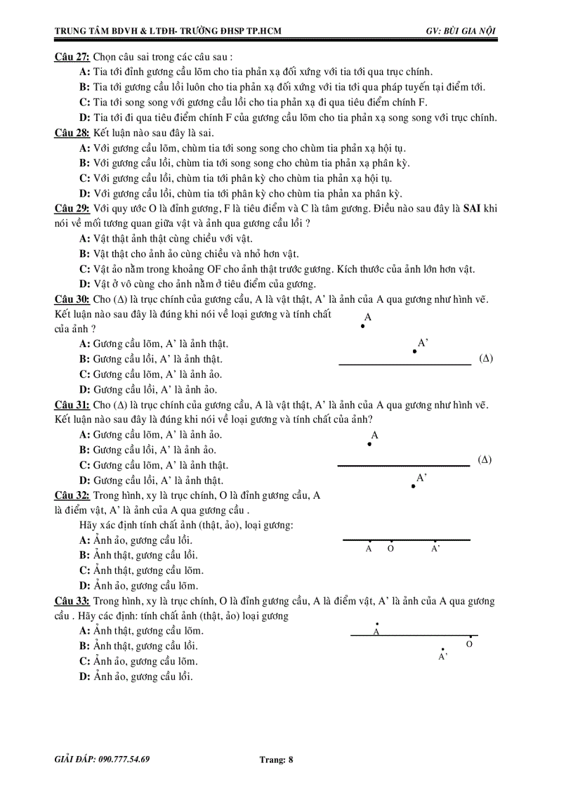 image for page Luyện thi ĐH chương Quang Hình