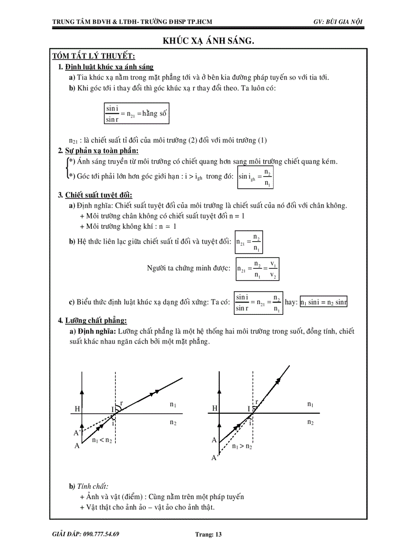 image for page Luyện thi ĐH chương Quang Hình