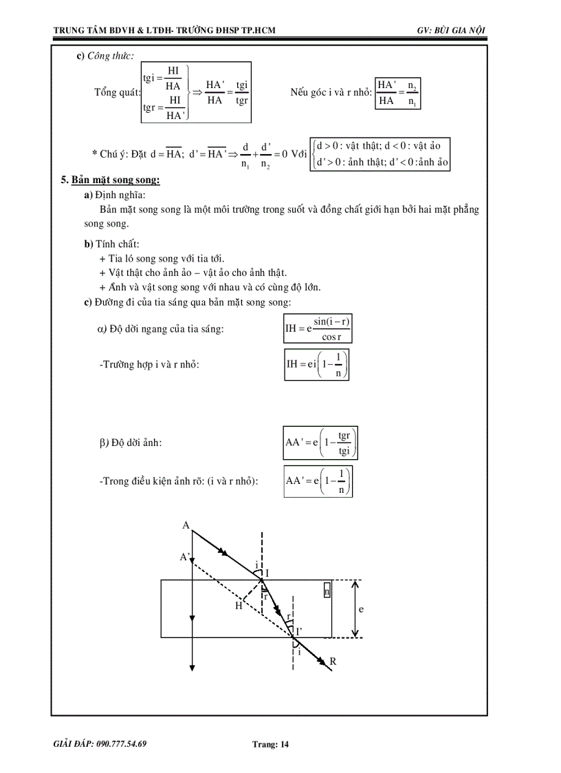 image for page Luyện thi ĐH chương Quang Hình