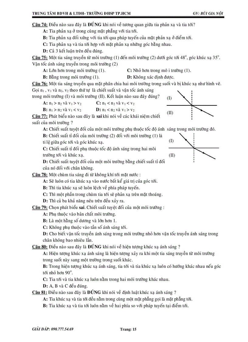 image for page Luyện thi ĐH chương Quang Hình