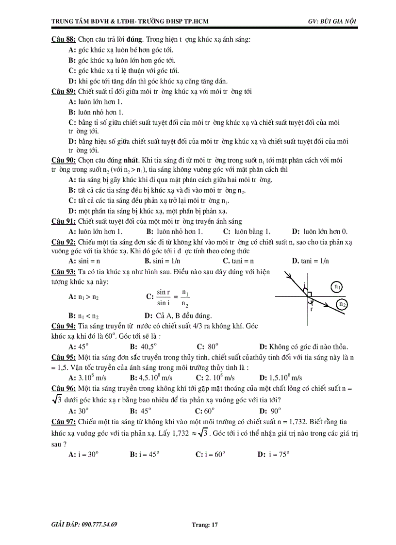 image for page Luyện thi ĐH chương Quang Hình