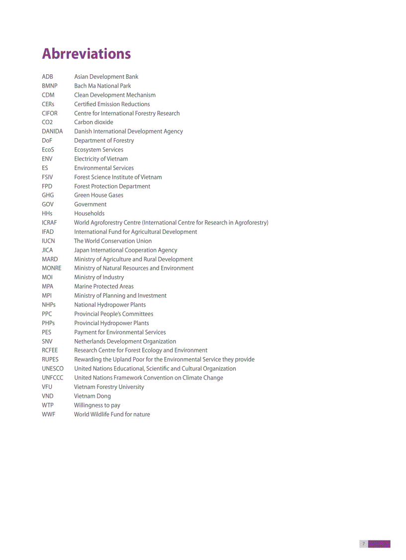 image for page Payment for environment services experiences and lessons in Vietnam
