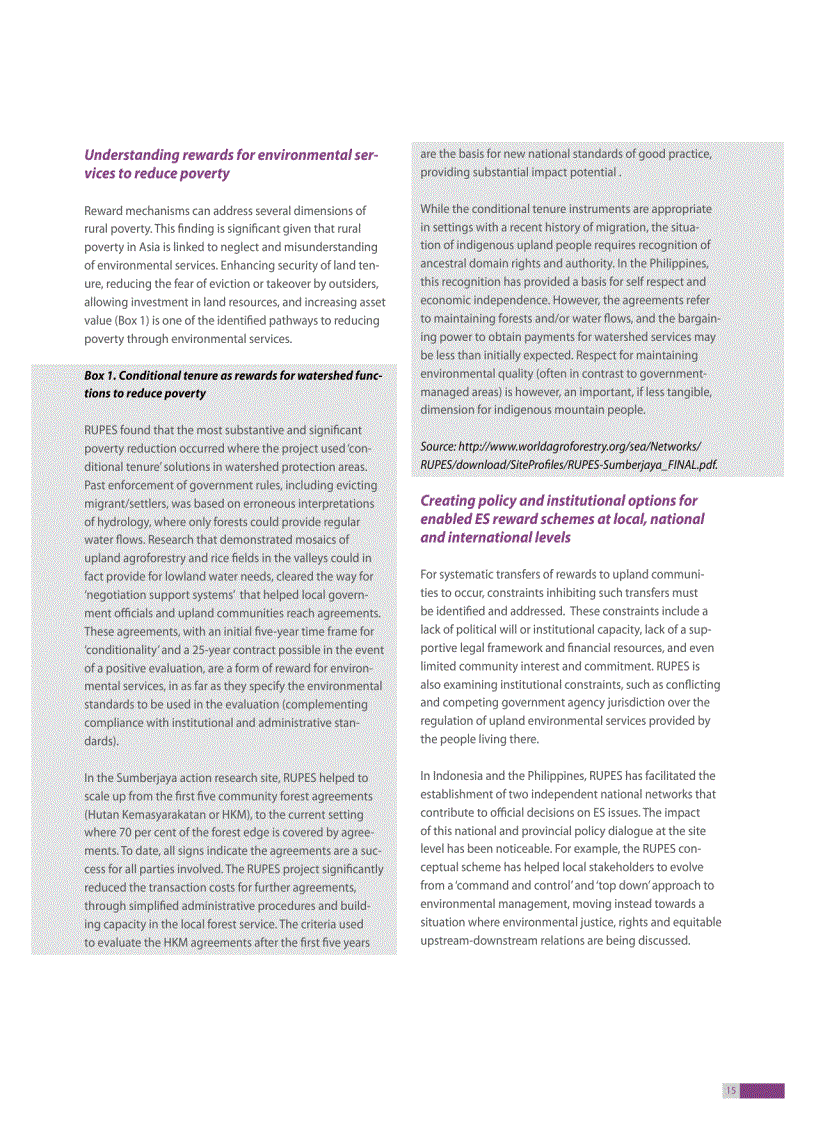 image for page Payment for environment services experiences and lessons in Vietnam