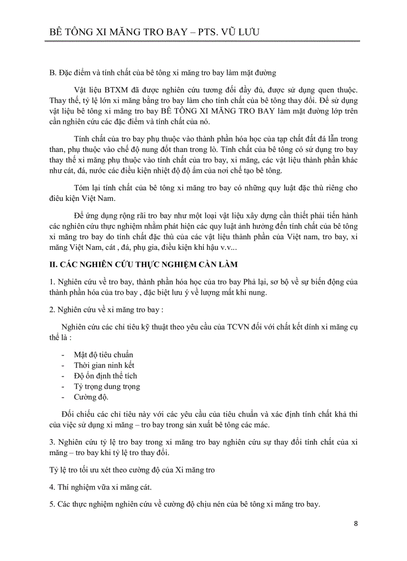 image for page Công nghệ sản xuất Bê tông Xi măng Tro bay