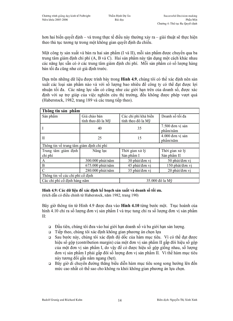 image for page Các Thủ tục Ra Quyết định
