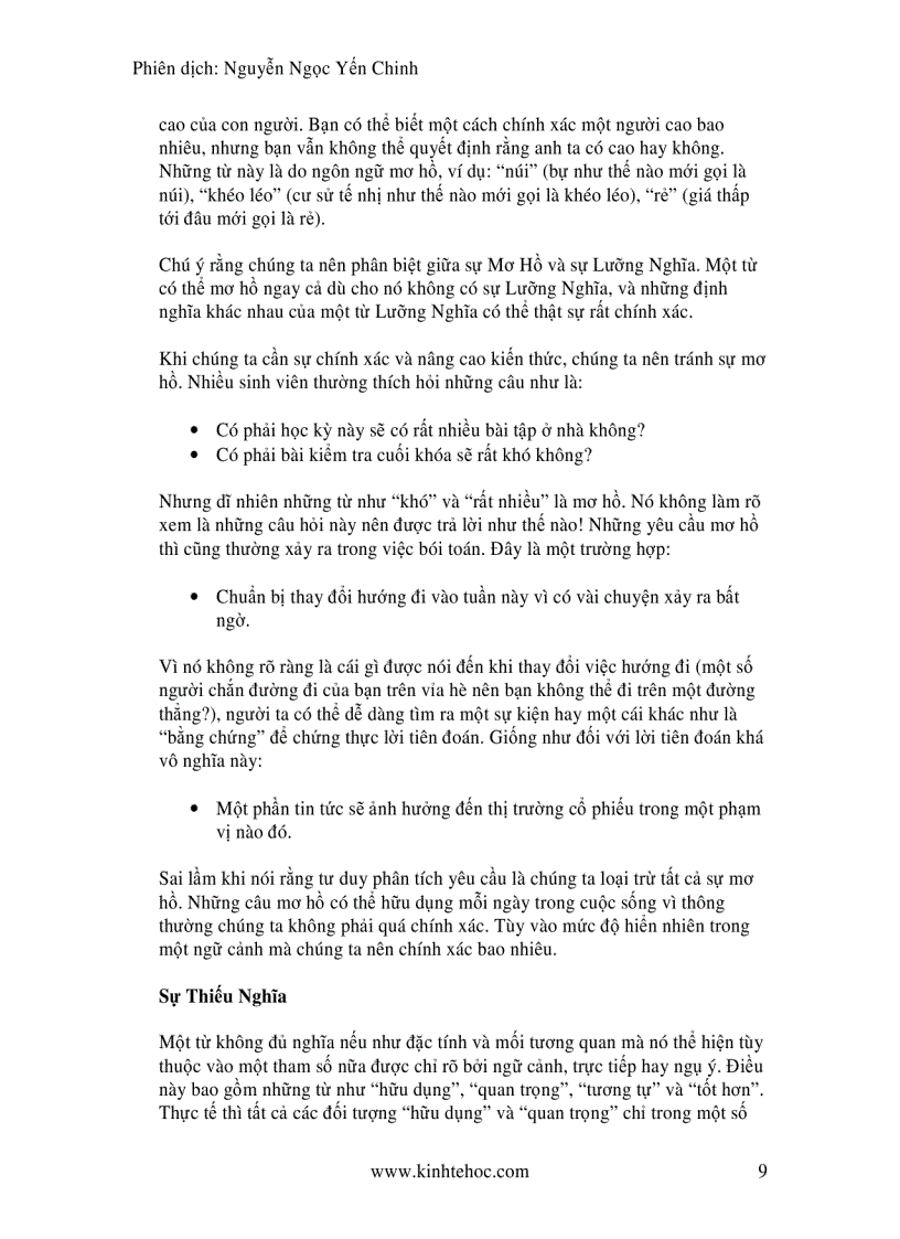 image for page Một số hướng dẫn nhỏ về tư duy phân tích