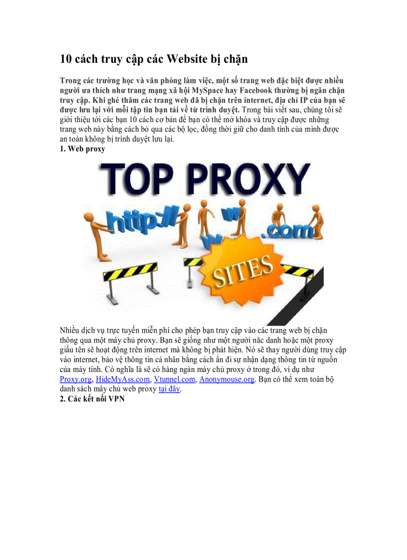 image for page 10 cách truy cập các Website bị chặn