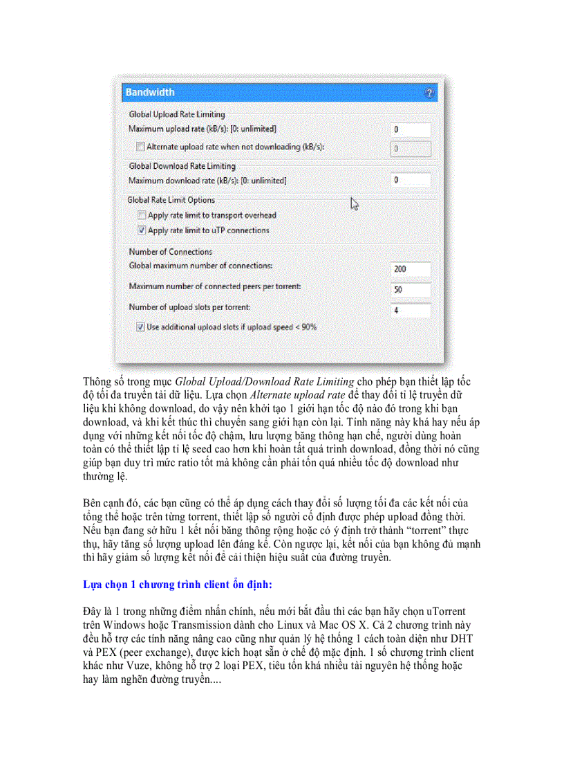 image for page Thiết lập hệ thống mạng Internet để download torrent với tốc độ cao hơn