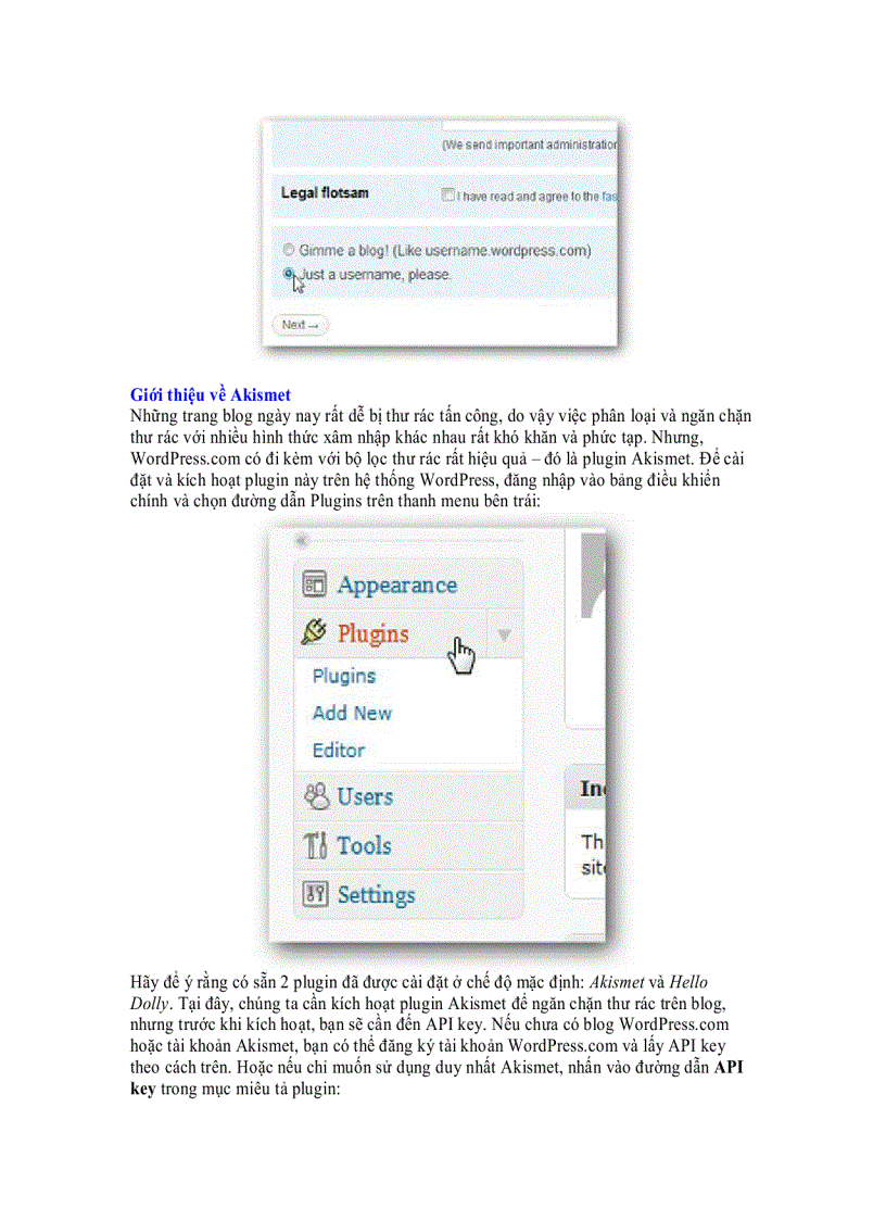 image for page Thêm các tính năng của WordPress com vào blog