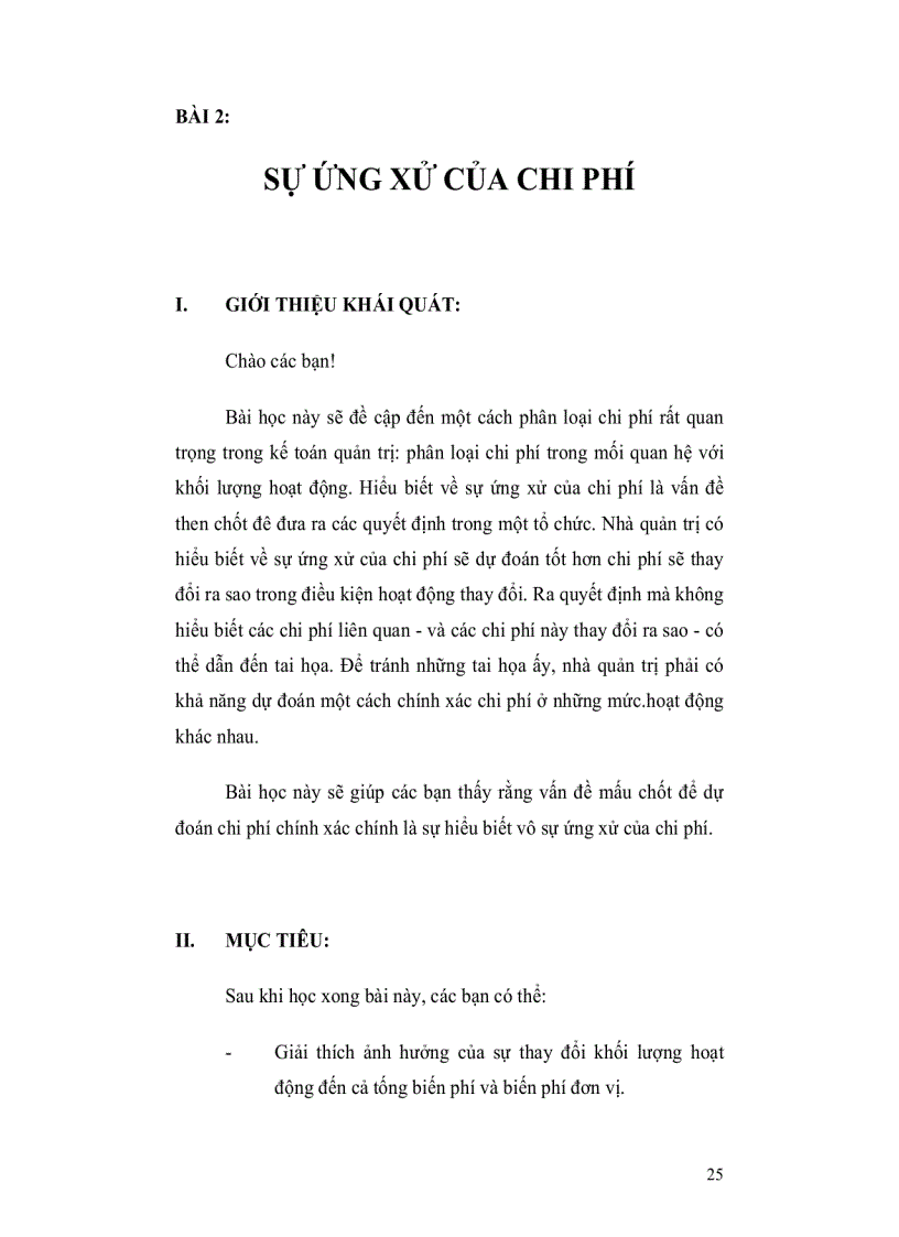 image for page Tài liệu hướng dẫn học tập môn kế toán quản trị