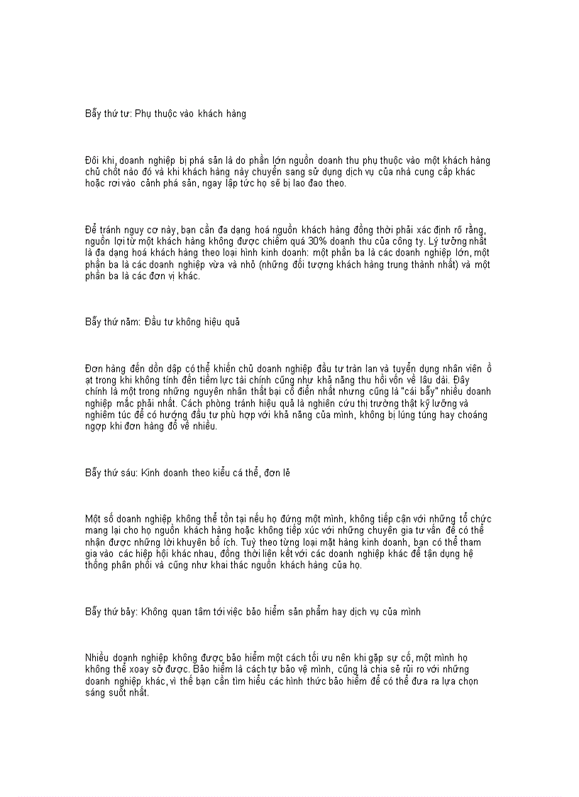 image for page Tránh sập bẫy khi khởi nghiệp