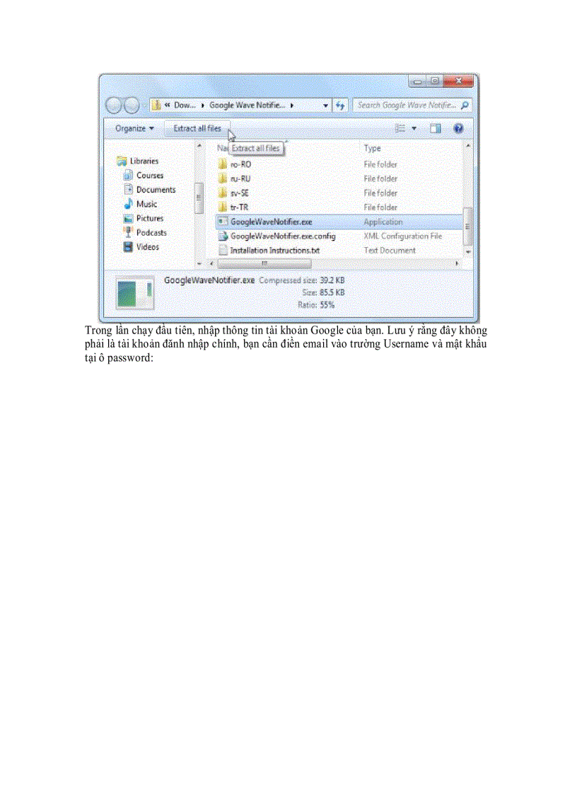 image for page Tích hợp Google Wave với các ứng dụng Windows