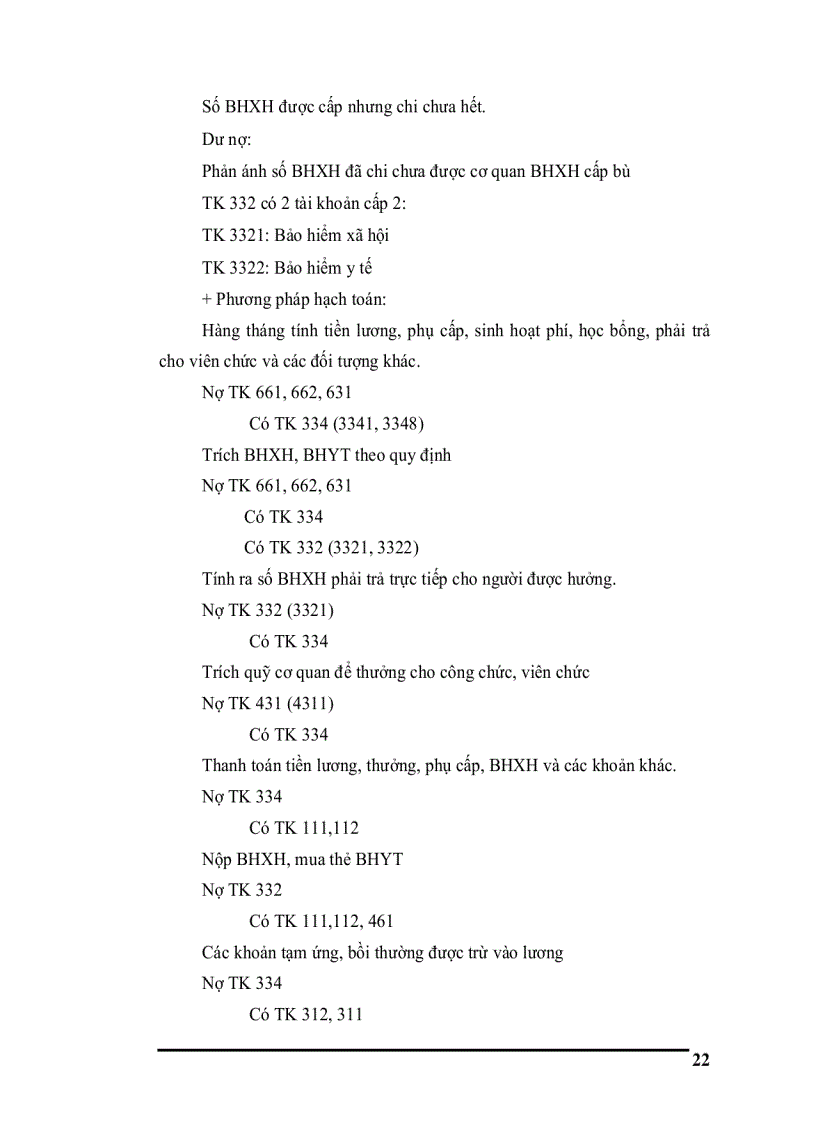 image for page Tài liệu kế toán Nguyên lý chung về hạch toán tiền lương và các khoản trích theo lương